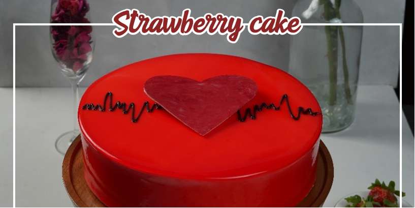 Strawberry-cake